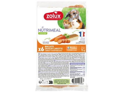 NUTRIMEAL Cookies hlodavci mrkev 6 ks