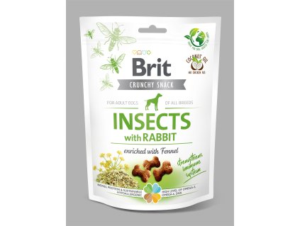 Brit Care Dog Crunchy Crack. Insect Rabbit 200 g