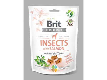 Brit Care Dog Crunchy Crack. Insect Salmon 200 g
