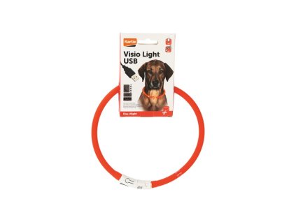 Obojek USB Visio Light LED nabíjecí 70 cm