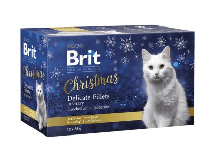 Brit Premium by Nature Christmas Multipack Fillets in gravy 12 ks x 85 g