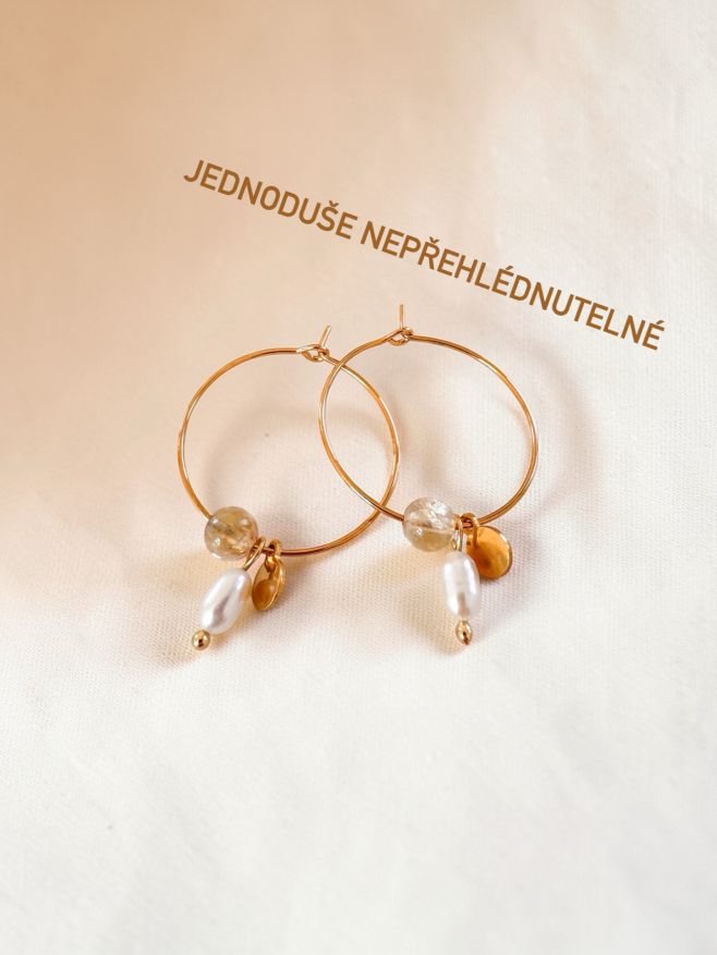 Náušnice, které Vám zaručí tucet komplimentů už jen cestou do práce. ☀️ Které Vám zlepší den, když si je ráno dáte do uší...