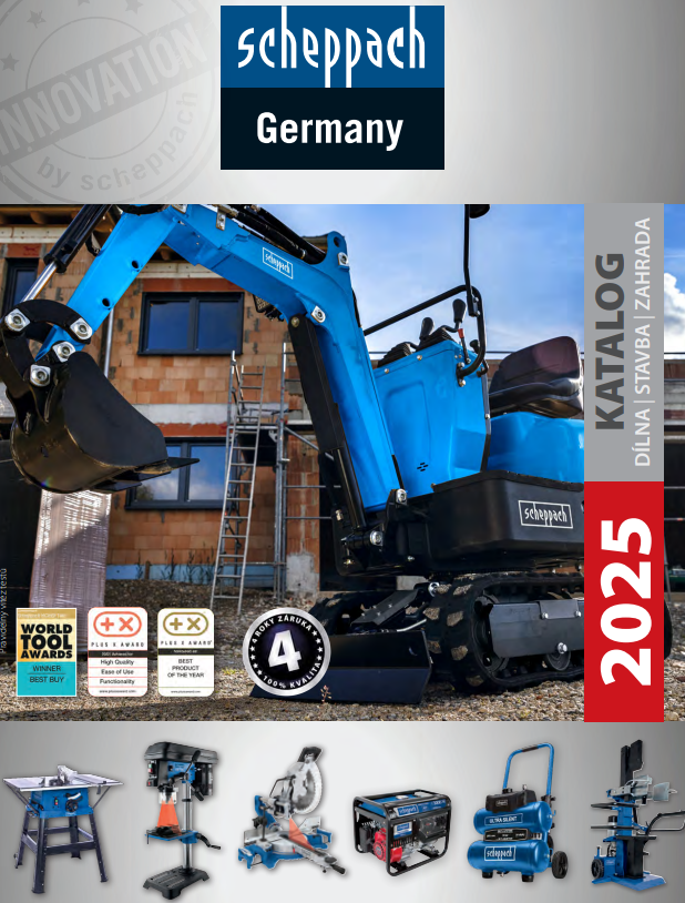 Scheppach katalóg 2025