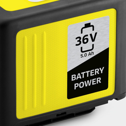  Súprava batérie a rýchlonabíjačky 36 V/ 5,0 Ah: Vymeniteľné nabíjateľné batérie zo systému batérií Battery Power 36 V