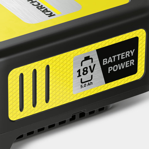  Súprava batérie a rýchlonabíjačky 18 V/ 5,0 Ah: Systém vymeniteľných batérií 18 V Battery Power