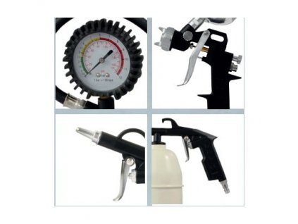 Wolpertech Set pneumatického náradia 5 dielny
