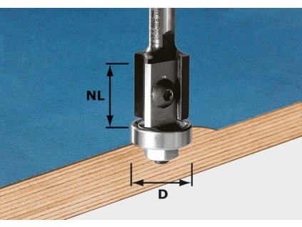 Lícovacia fréza s otočným nožom HW S8 D19/20WM Z2 FESTOOL
