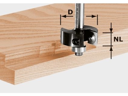 Drážkovacia fréza s otočným nožom HW S8 D38/12 FESTOOL