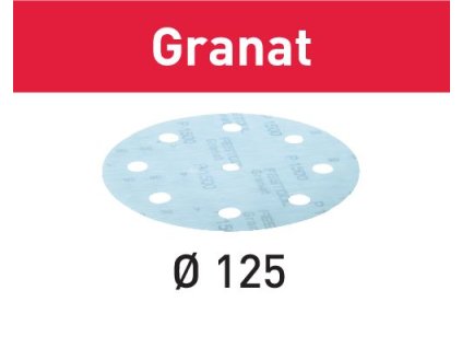 Brúsny kotúč Granat STF D125/8 P1000 GR/50 FESTOOL