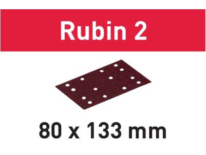 Brúsny pruh Rubin 2 STF 80X133 P220 RU2/50 FESTOOL