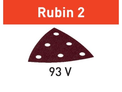 Brúsny list Rubin 2 STF V93/6 P100 RU2/50 FESTOOL