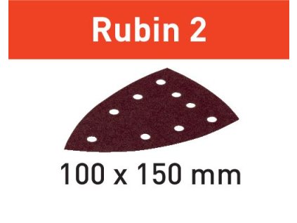 Brúsny list Rubin 2 STF DELTA/9 P150 RU2/50 FESTOOL