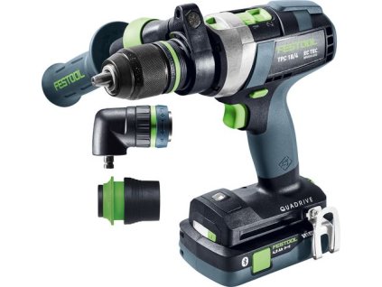 Akumulátorový príklepový vŕtací skrutkovač QUADRIVE TPC 18/4 5,0/4,0 I-Set FESTOOL