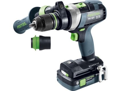 Akumulátorový príklepový vŕtací skrutkovač QUADRIVE TPC 18/4 5,0/4,0 I-Plus FESTOOL