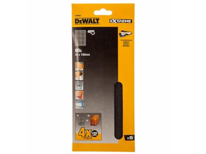 Sieťovina brúsna 93x190mm P80 suchý zips 5ks D26422 DEWALT DTM8621