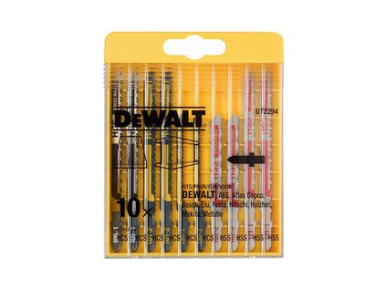 Sada pilových listov na drevo/kov 10ks DEWALT DT2294