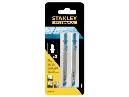 List pílový HSS, úchyt. "T", hr. kovy < 10mm, hr. hliník <30mm, PVC<30mm, 2ks FATMAX STA25802