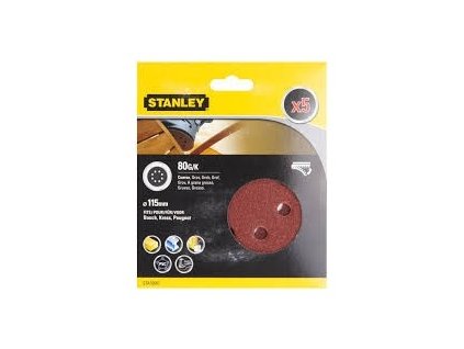 Papier brúsny pre excentrickú brúsku suchý.zips 125mm P120 5ks FATMAX STA32037