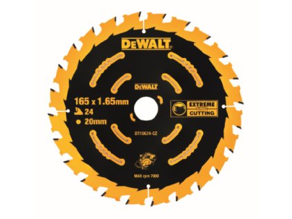 KOTUC PRE AKU PILI 165x20MM 24Z DEWALT DT10624