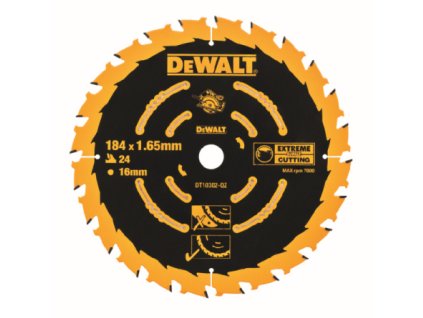 Kotúč pílový EXTREME 184x16mm 24z ATB+20 DEWALT DT10302