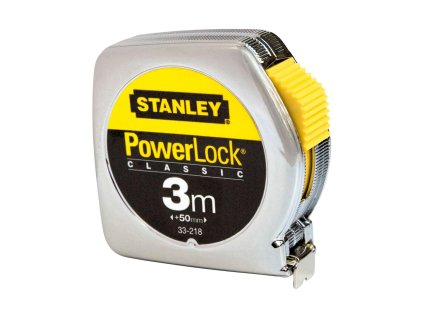 Meter zvinovací POWERLOCK® s kovovým puzdrom 3m STANLEY 1-33-218