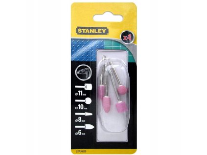 Teliesko brúsne do vŕtačky (valcové 11mm, guľov. 10mm, kónické 8mm, oválne 6mm, stopka 3mm) FATMAX STA30005