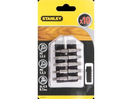 Bit skrutkovací PZ1-2-3, PH1-2-3, ploché 4,5-6-7,2mm, magnet. držiak bitov FATMAX STA61481