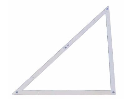 Uholník stavbársky skladací 122x122x172cm STANLEY 1-45-013