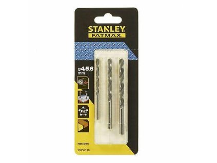 Vrták presný do kovu, pr.4-5-6mm, 3-dielna sada FATMAX STA56118