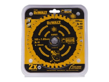 Kotúč pílový EXTREME 165x20mm 40z ATB+20 DEWALT DT10301