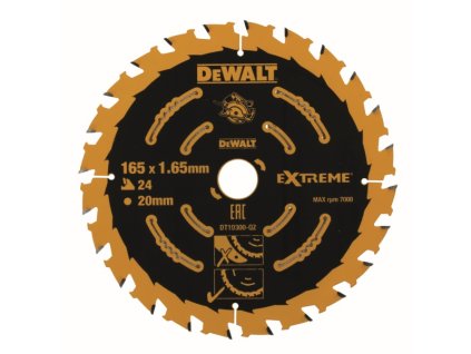 Kotúč pílový EXTREME 165x20mm 24z ATB+20 DEWALT DT10300