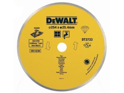 KOTÚČ DIAMANTOVÝ 250X25,4 KERAMIKA DEWALT DT3733
