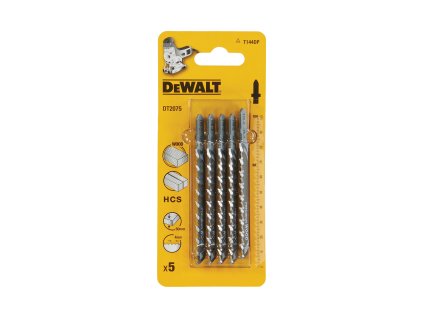 LIST PÍLOVÝ PRE VELMI RYCHLE REZY DO DREVA 5ks DEWALT DT2075