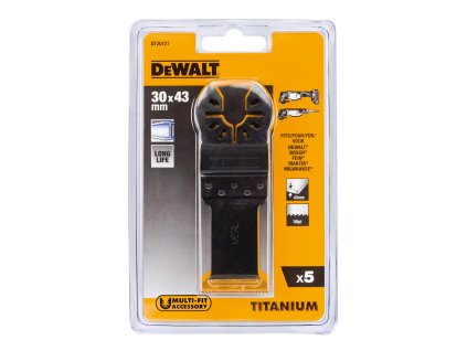 Sada pilových listov titán 43x30mm na kov 5ks (DT20707) DEWALT DT20727