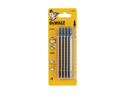 LIST PÍLOVÝ PRE PRIAME REZY DO TENKEHO KOVU 5ks DEWALT DT2085