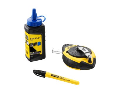 Sada (šnúra linkovacia, krieda, značkovač) FatMax® 30m STANLEY 0-47-681