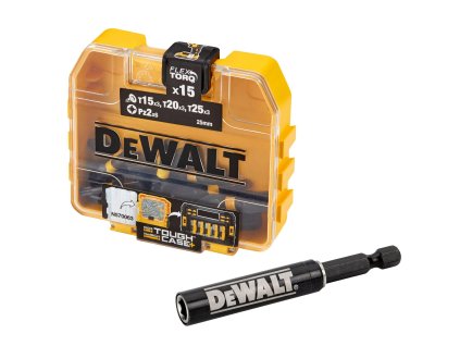 Sada bitov 25mm PZ2, T15, T20, T25 FlexTorq 16 dielna DEWALT
