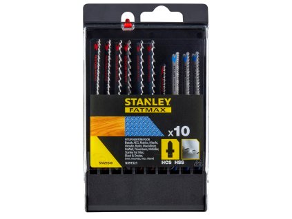 List pílový T uchytenie na drevo, kov, HCS/HSS do dreva (jemné, hrubé rezy) a kovu, 10ks FATMAX STA29240