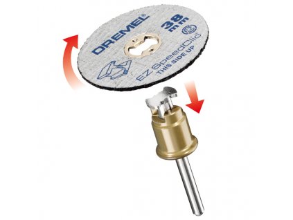 DREMEL® EZ SpeedClic: rezacie kotúče na kovy, balenie po 12 ks. (SC456B)