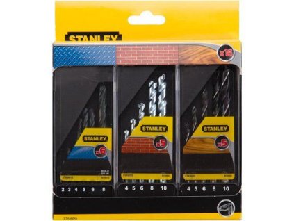 Vrtáky mix do kovu/muriva/dreva HSS pr.2-3-4-5-6-8-10mm FATMAX STA56045