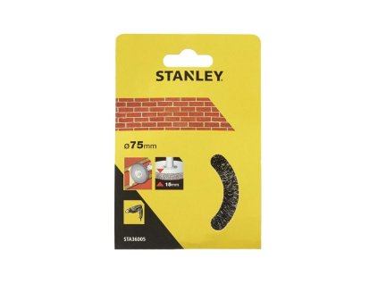 Kefa do vŕtačky okružná oceľová vlnitá pr.75mm x 15mm, stopka pr.6mm FATMAX