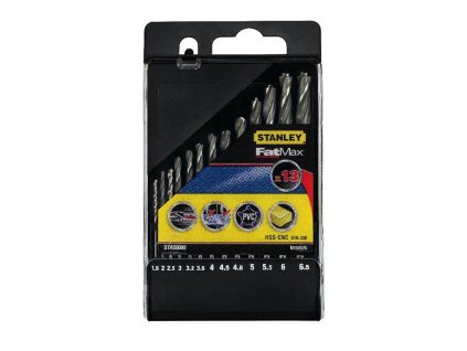 Vrták presný do kovu, pr.1,5-6,5mm (prírastok po 0,5mm), 13-dielna sada FATMAX STA56008