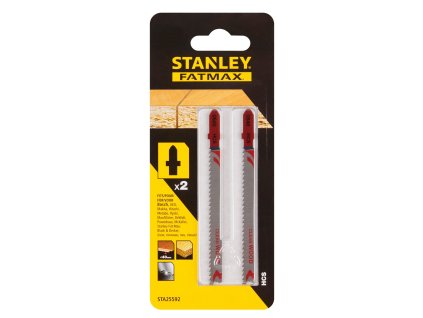 List pílový do dreva, HCS, úchyt "T", zuby smerom dole, hr.<40mm, 2ks FATMAX