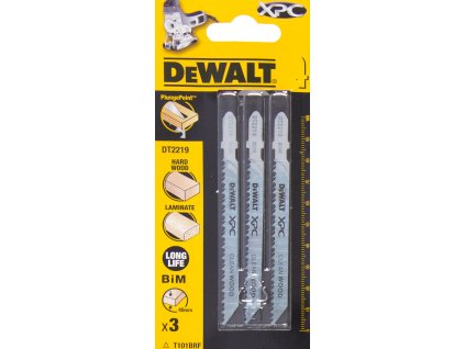 LIST PÍLOVÝ 100MM DREVO A PLAST DO 40MM 3ks negatívny zub laminát DEWALT DT2219