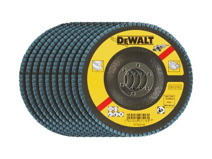 Kotúč brúsny lamelovací na kov 115x22,4mm 60G Typ27 plochý DEWALT DT3293