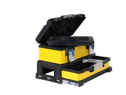 Box kovoplastový na náradie so zásuvkou (55x28x34cm) STANLEY 1-95-829
