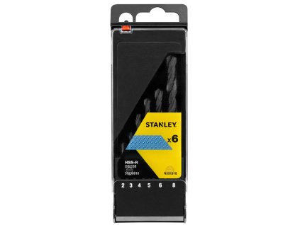 Vrtáky HSS-R pr.2-8mm (prírastok po 1mm), sada 6ks FATMAX STA56010