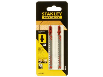 List pílový do dreva, HCS, úchyt "T", hr.10-45mm, rozstup 4,0-5,2mm, dl. 100-68mm, 2ks FATMAX STA25562