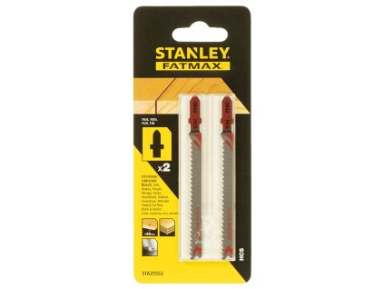 List pílový do dreva, HCS, úchyt "U", hr.<60mm, rozstup 2,7mm, dl.92-70mm, 2ks FATMAX STA25552