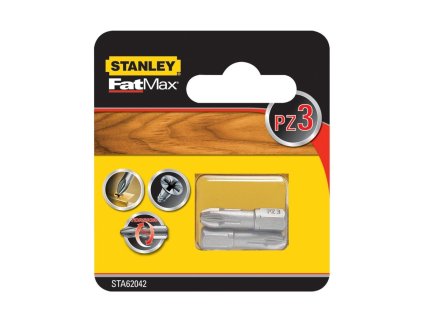 Bit skrutkovací torzný PZ3 x 25mm, 2ks FATMAX